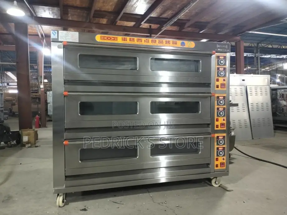 Commercial 3 Deck Oven 3 Trays Per Deck