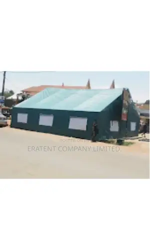 100 Seater Galvanized. Super PVC Mobile Camp Tent