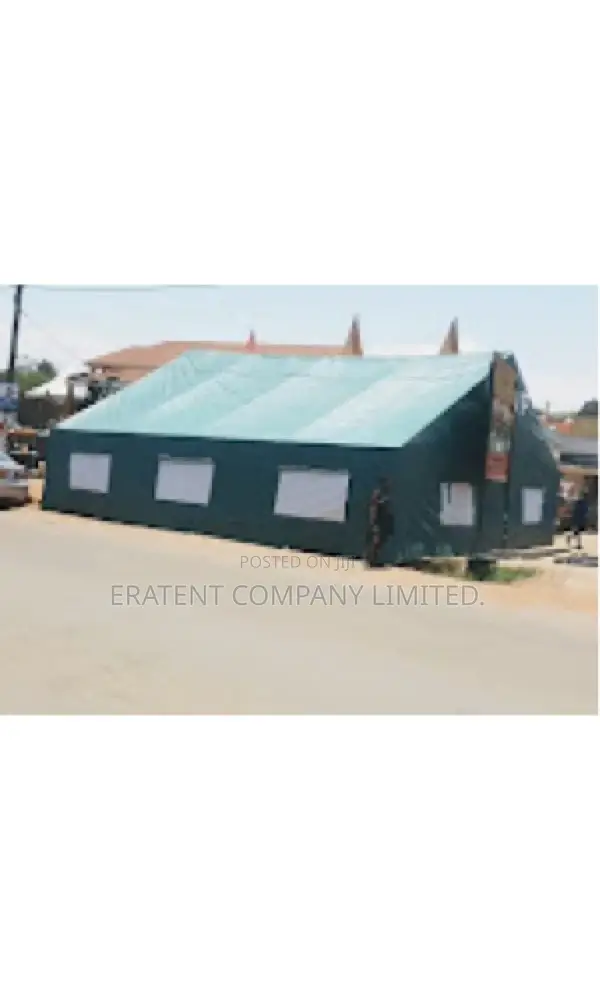100 Seater Galvanized. Super PVC Mobile Camp Tent