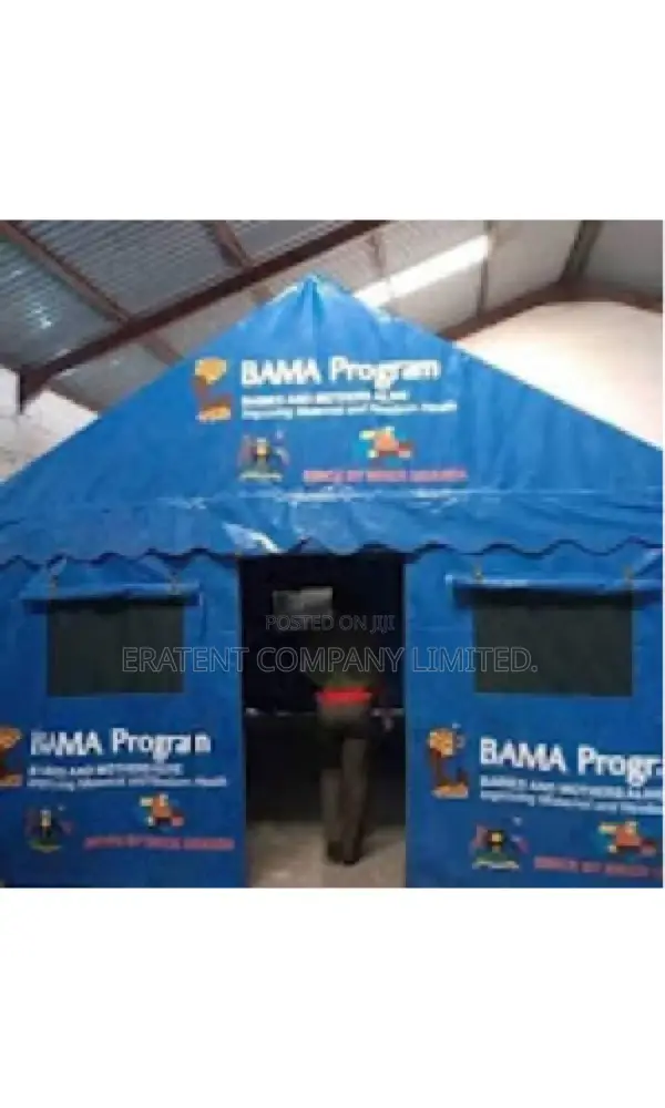 100 Seater Galvanized. Super PVC Mobile Camp Tent