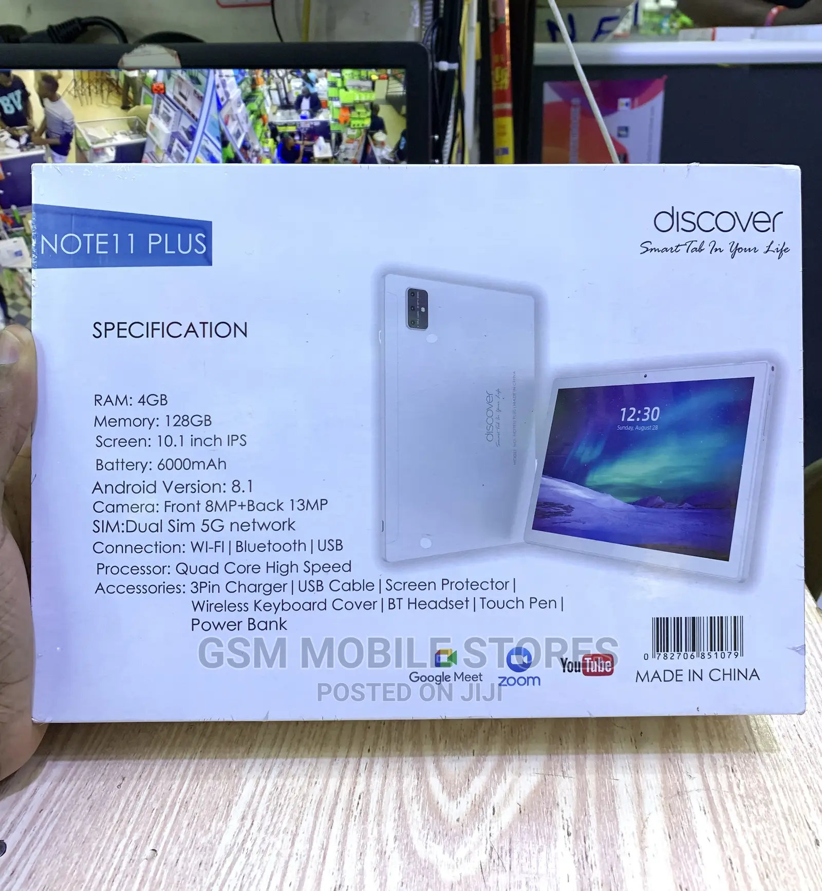 New Discover Note 11 Plus 128 GB Black