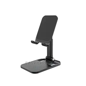 Adjustable Mobile iPad Smart Phone Holder -Black