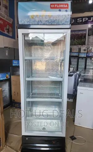 420L. Chiller Glass Door Fridge- White