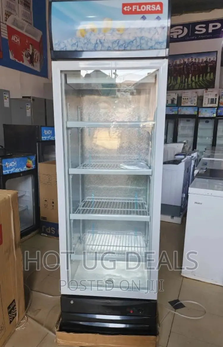 420L. Chiller Glass Door Fridge- White
