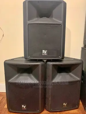 Pair of Electro-Voice Powered Loudspeaker Set, 400W Each .