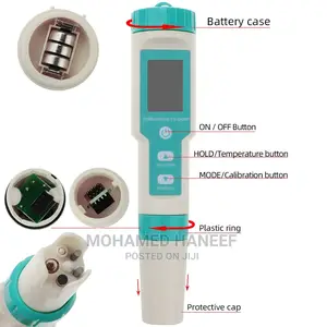 7 in 1 Water Quality Ph, Tds, EC Test Meter
