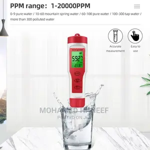 4 in 1 Multi Quality Tester PH, TDS, EC