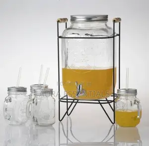 5L Beverage Glass Juice Dispenser