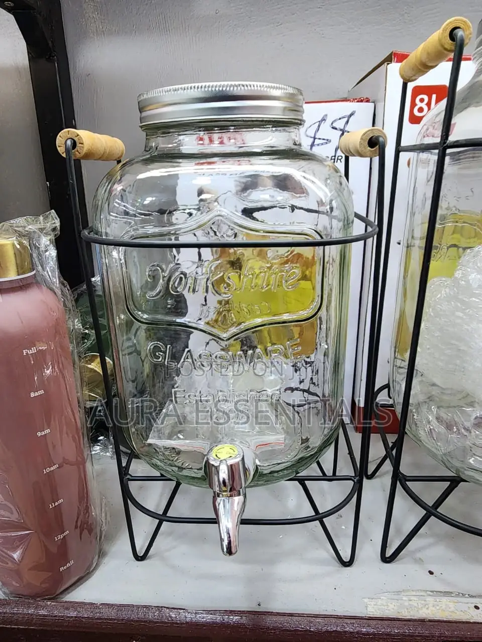 5L Beverage Glass Juice Dispenser