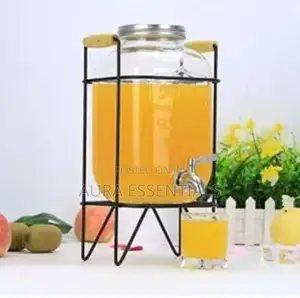 8L Big Jar Glass Juice Dispenser
