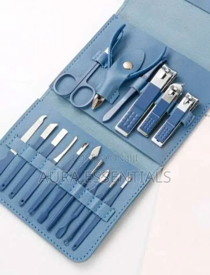 16pcs Manicure Set Nail Clippers Pedicure Kit Cutter