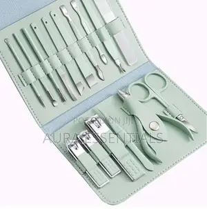 16pcs Manicure Set Nail Clippers Pedicure Kit Cutter