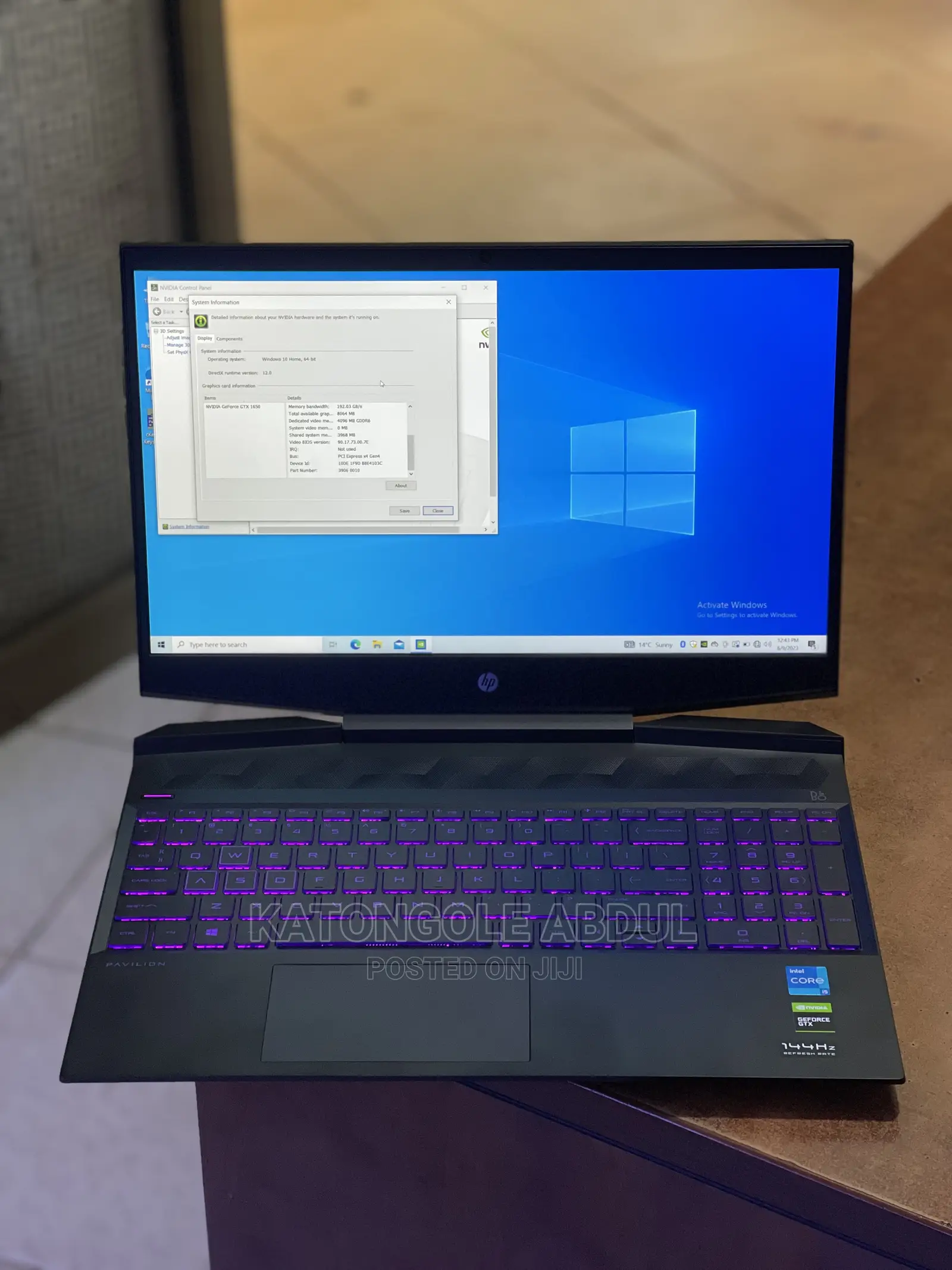 New Laptop HP Pavilion 15 16GB Intel Core I5 HDD+SSD 256GB