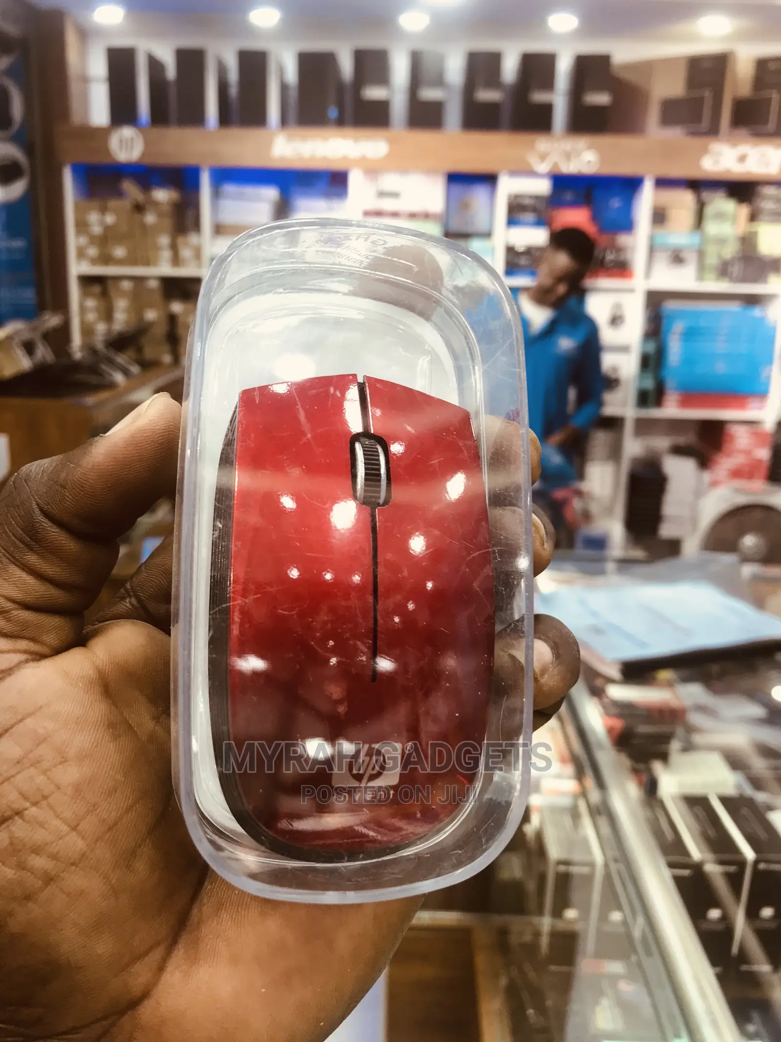 HP Invent Wireless Mouse -Red