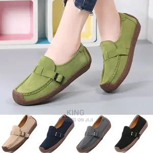 Genuine Leather Flat Shoes