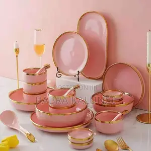 Luxury Dinner Set Pink
