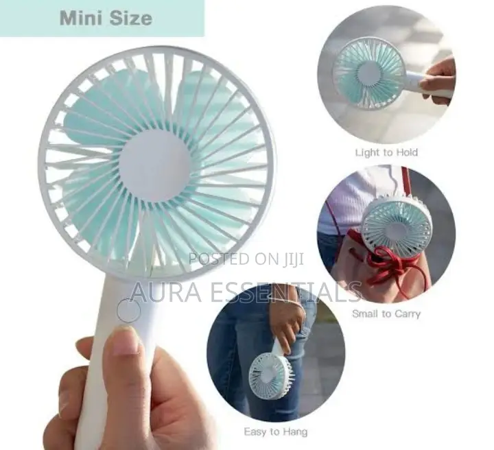 Mini Rechargeable Portable Handheld USB Fan