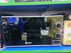 20 Litres SPJ Microwave With 2 Years Warranty.