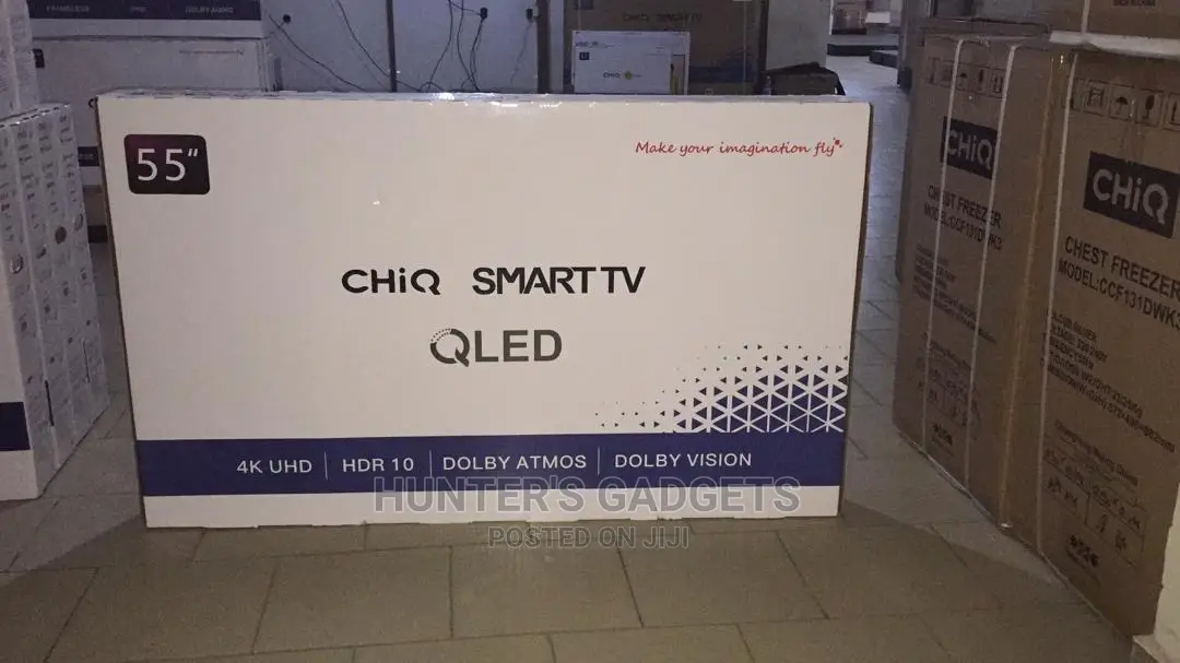 Chiq 55 Inch Qled Smart Uhd Google Frameless Bluetooth