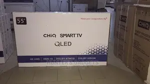 Chiq 55 Inch Qled Smart Uhd Google Frameless Bluetooth