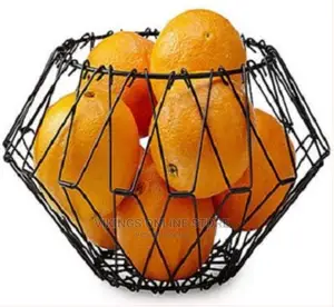 7in1 Adjustable Fruit Basket Bin Storage Organizer, Brown