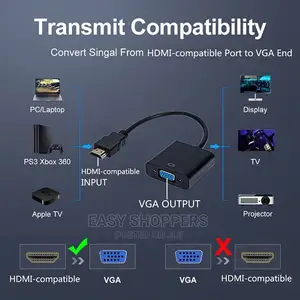 HDMI (HDTV) to VGA Adapter Analog Cable