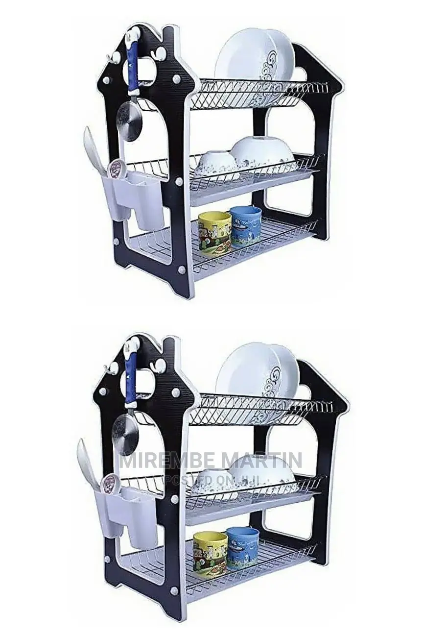 3 Layer Wooden Dish Rack