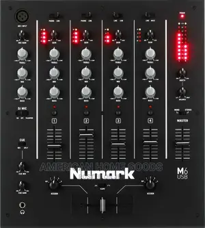 Numark M6 USB 4-Channel DJ Mixer