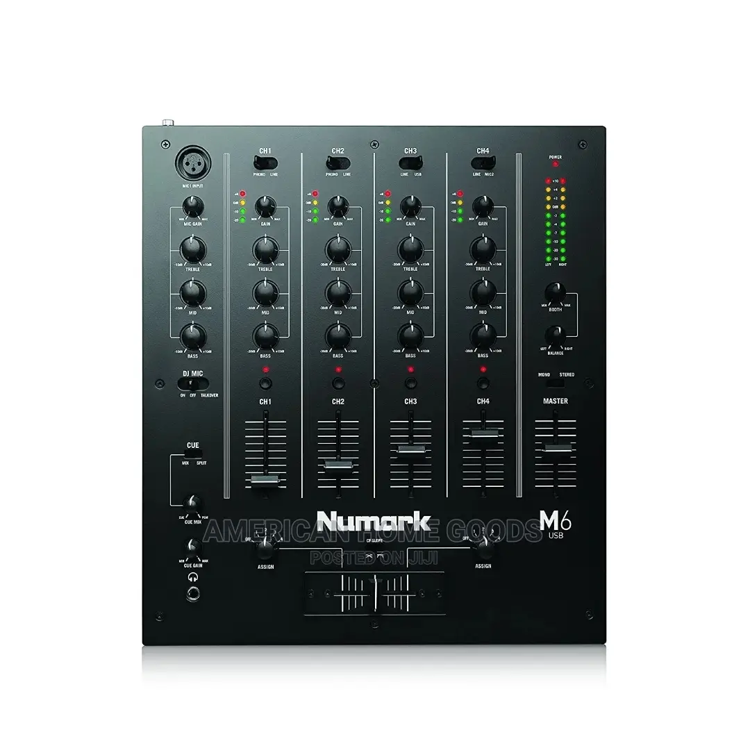 Numark M6 USB 4-Channel DJ Mixer