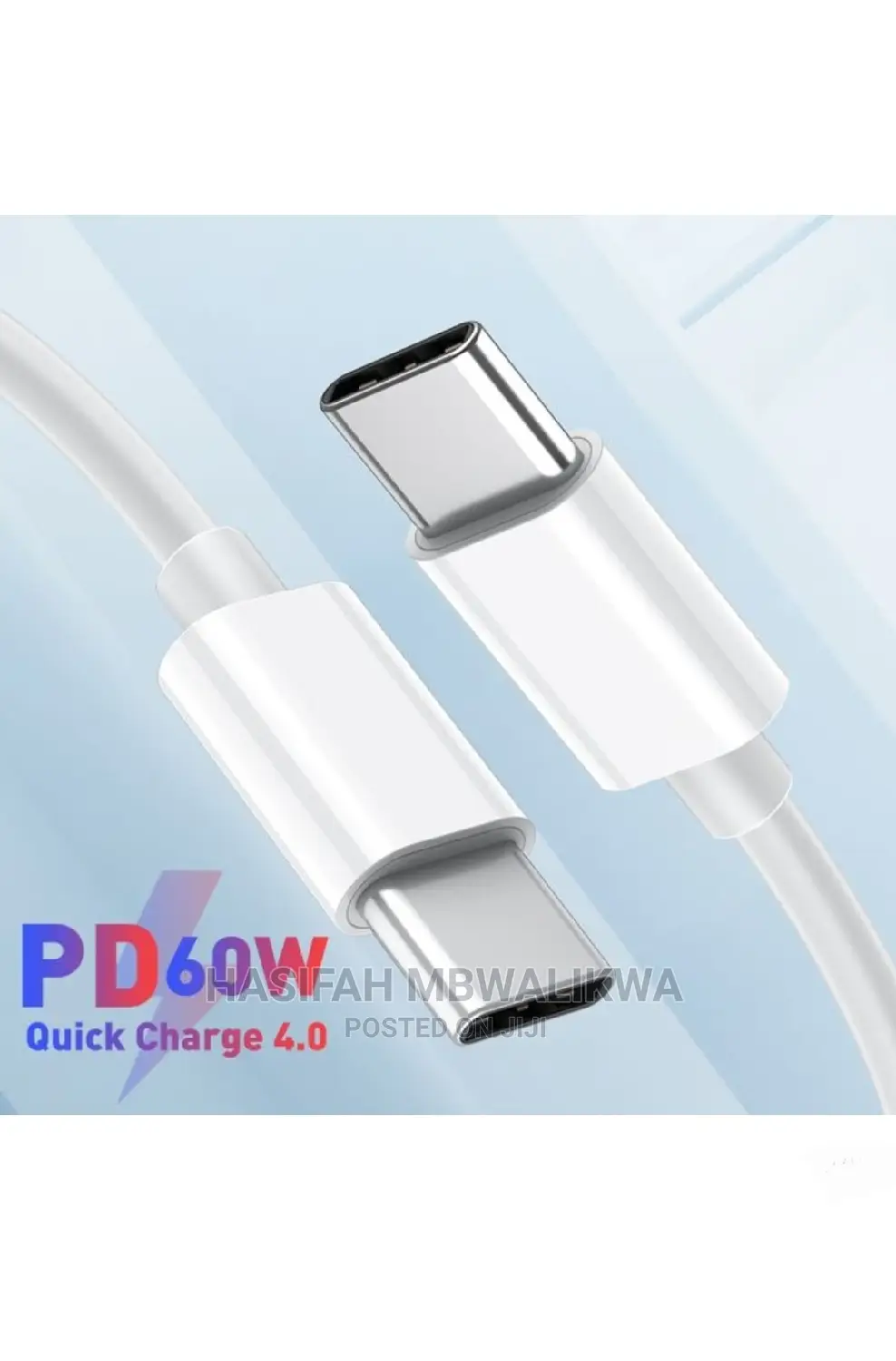 Type C to C USB Cable