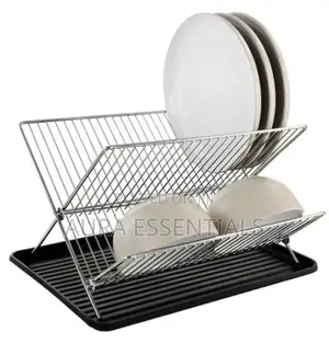 Foldable Dish Rack 2 Tier
