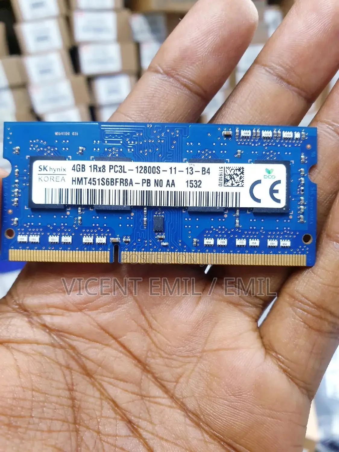 Ram for Laptop DDR3 4GB