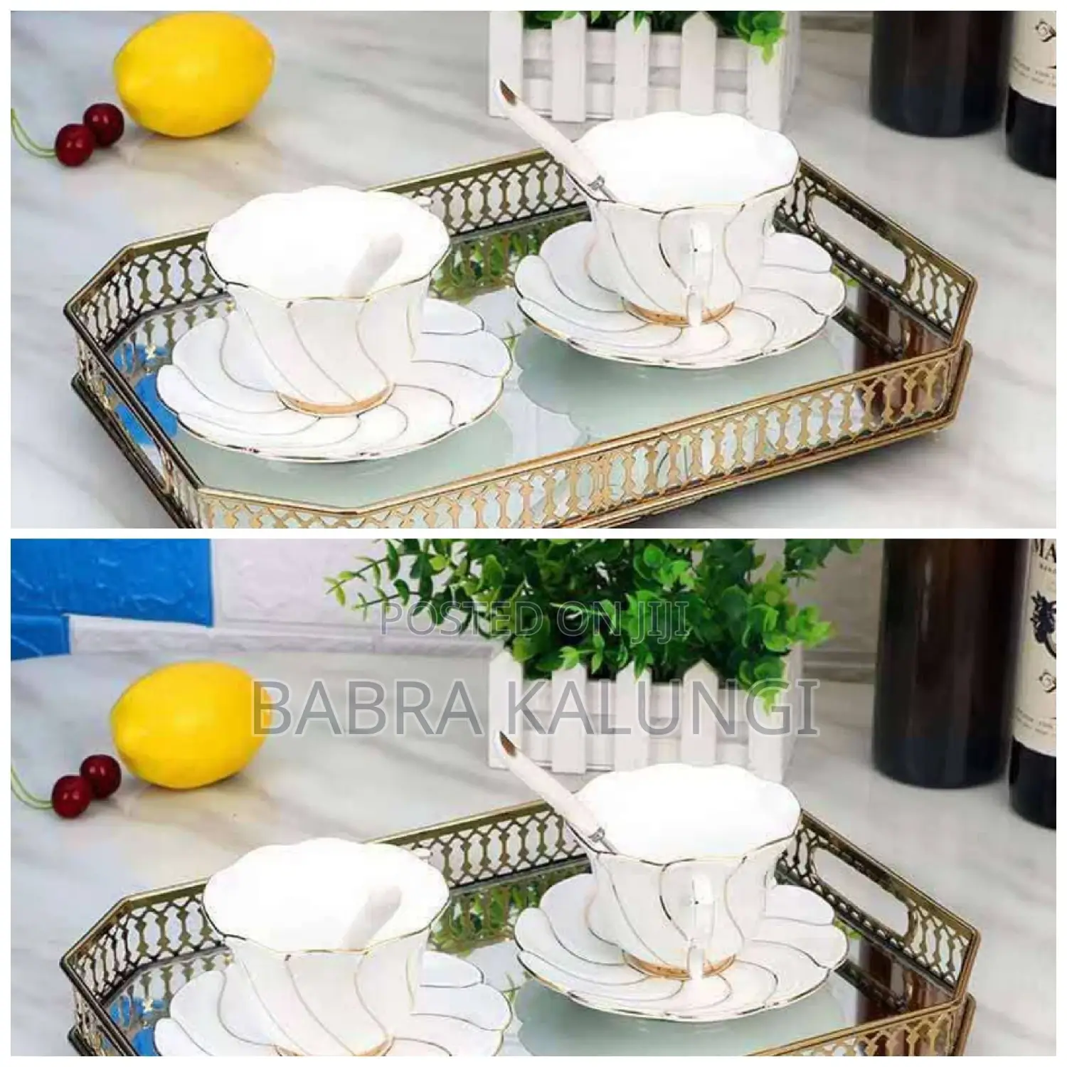 Glass Mirror Tray