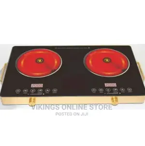 2 Burner Infrared Glass Ceramic Induction Cooker Hot Plate-