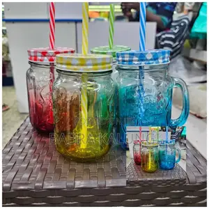 Juice Glasses With Lid Covers Per Piece