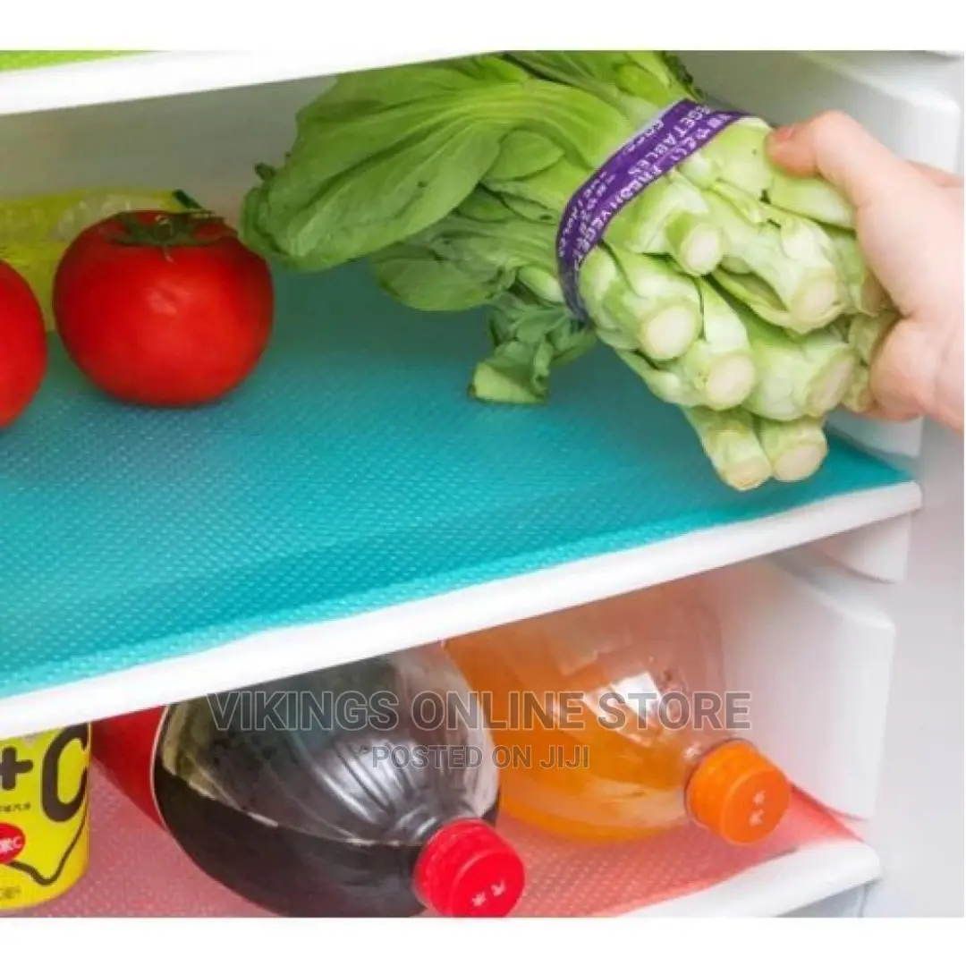 4 Piece Water Proof Liner Fridge Mats-