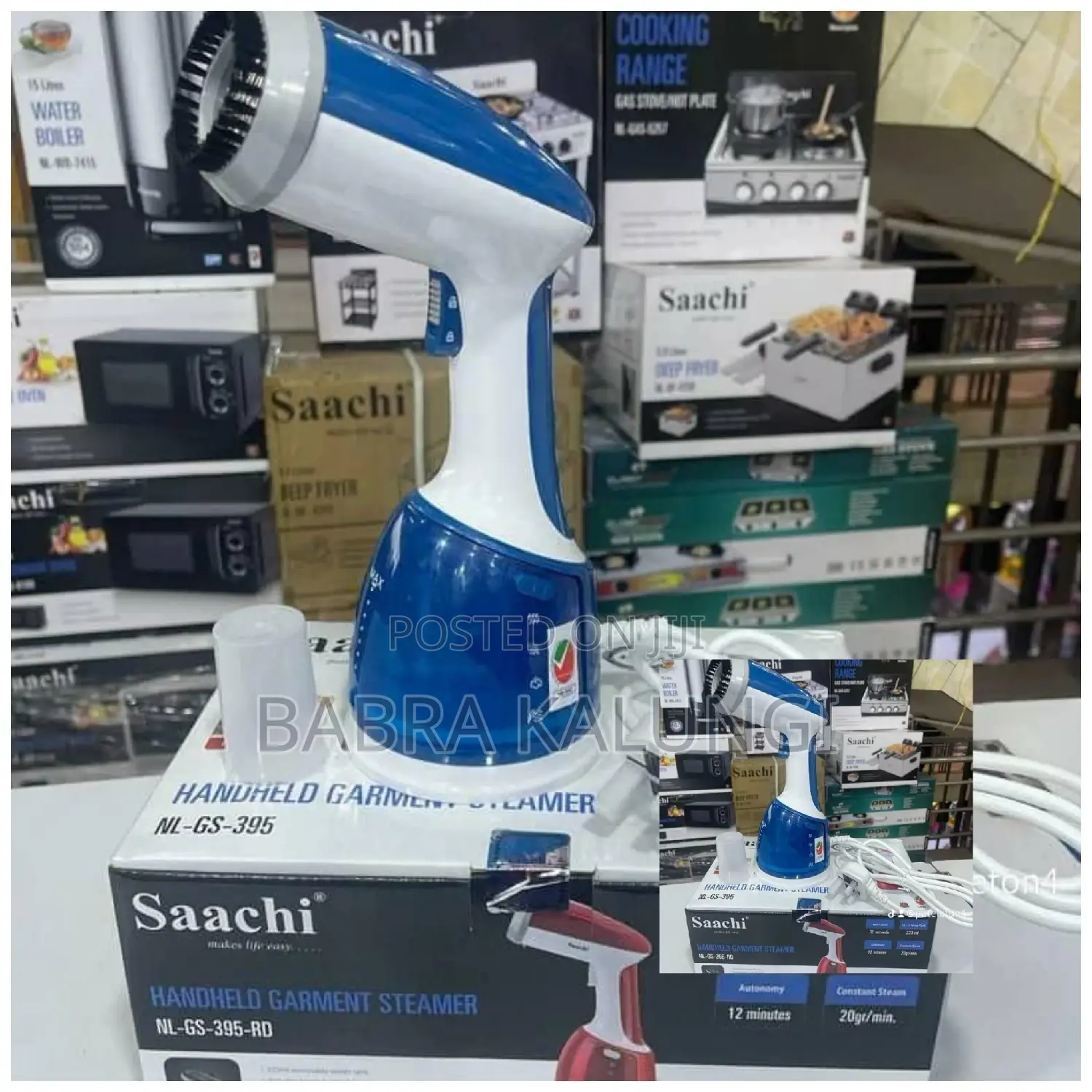 Saachi Handled Garment Steamer