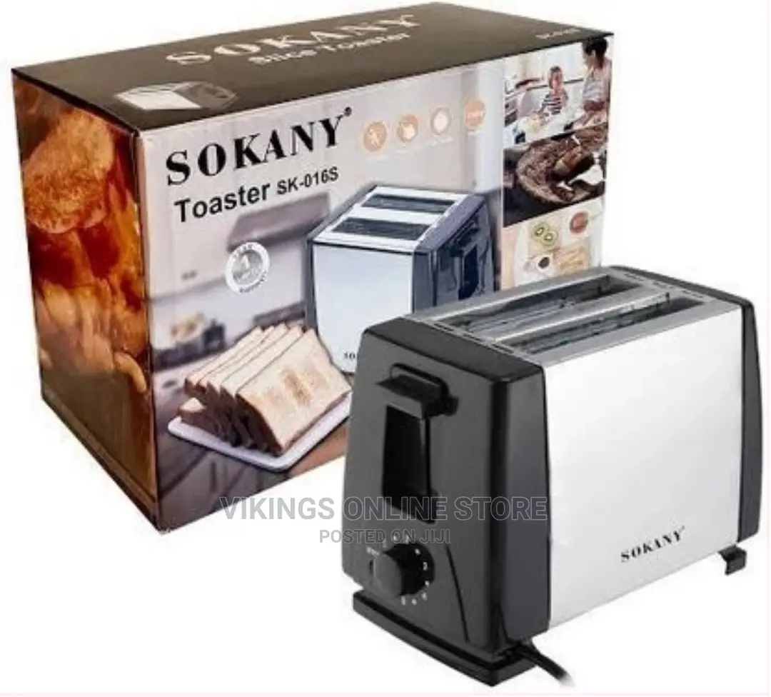 Sokany 2 Slice Bread Toaster – Silver