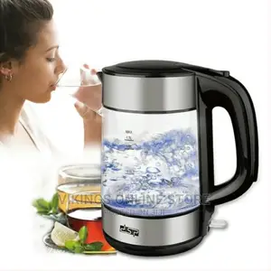 DSP 1.7 Litre Glass Electric Kettle Kk1119 – Silver