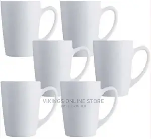Luminarc 6 Pieces of Tea Coffee Mug Cups-White