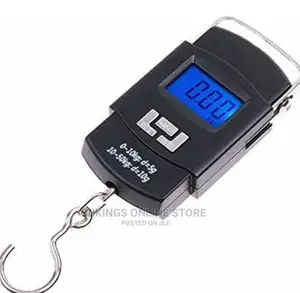 Portable Electronic Weighing Scale- Black