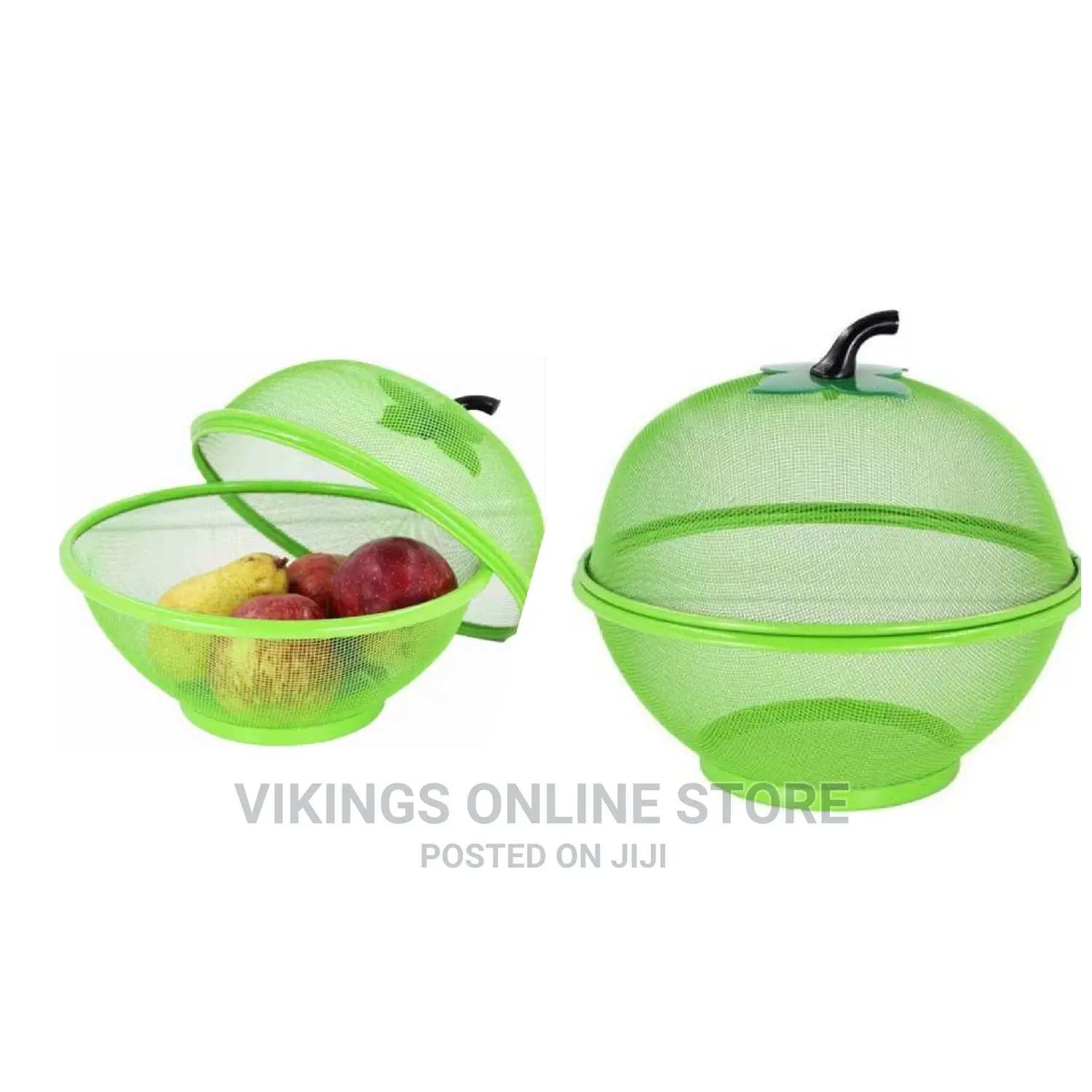 Fruit Vegetable Fruit Basket Storage Bowl Container, Green