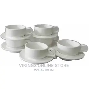 6 Pieces of Cappuccino Latte Espresso Coffee Cups 6 Saucers