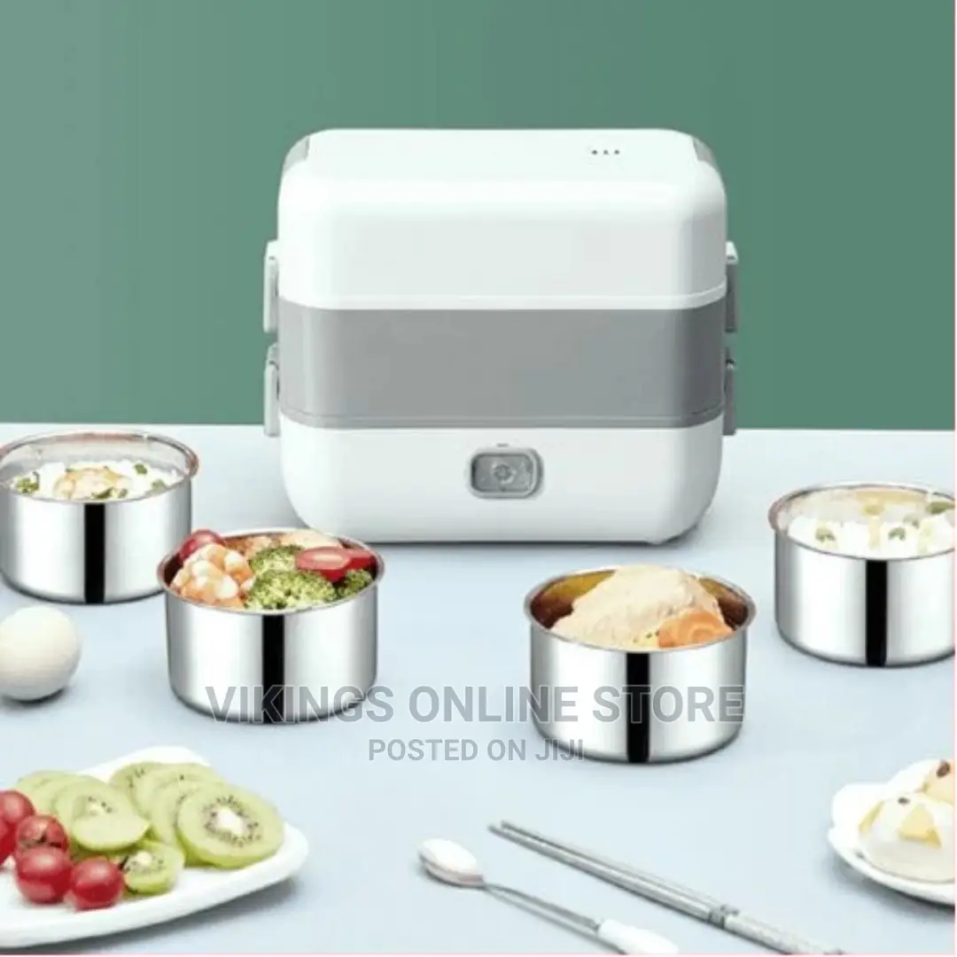 Portable Electric Lunch Box Heating Food Steamer Container,