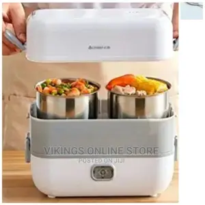 Portable Electric Lunch Box Heating Food Steamer Container,