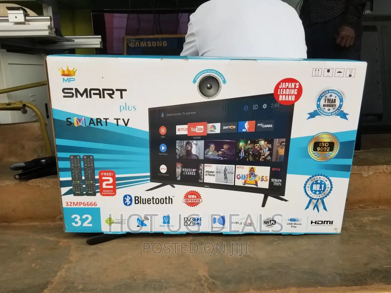 Smartplus 32inch Smart Android Full Hd Tv – Black