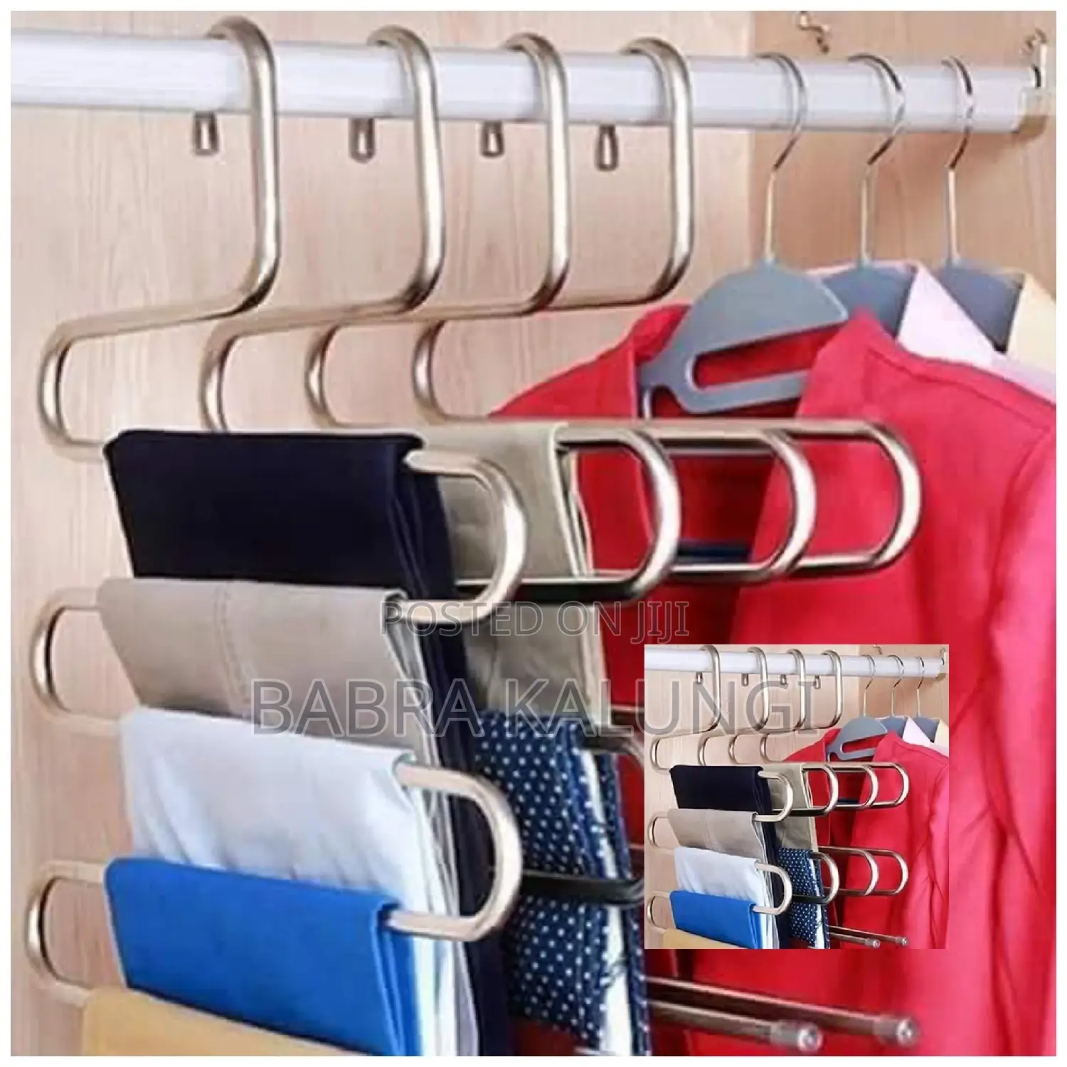 5layers Stainless Steel Clothes Hangers