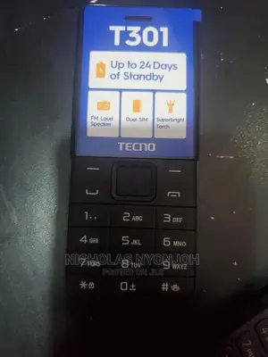 New Tecno T301 Black