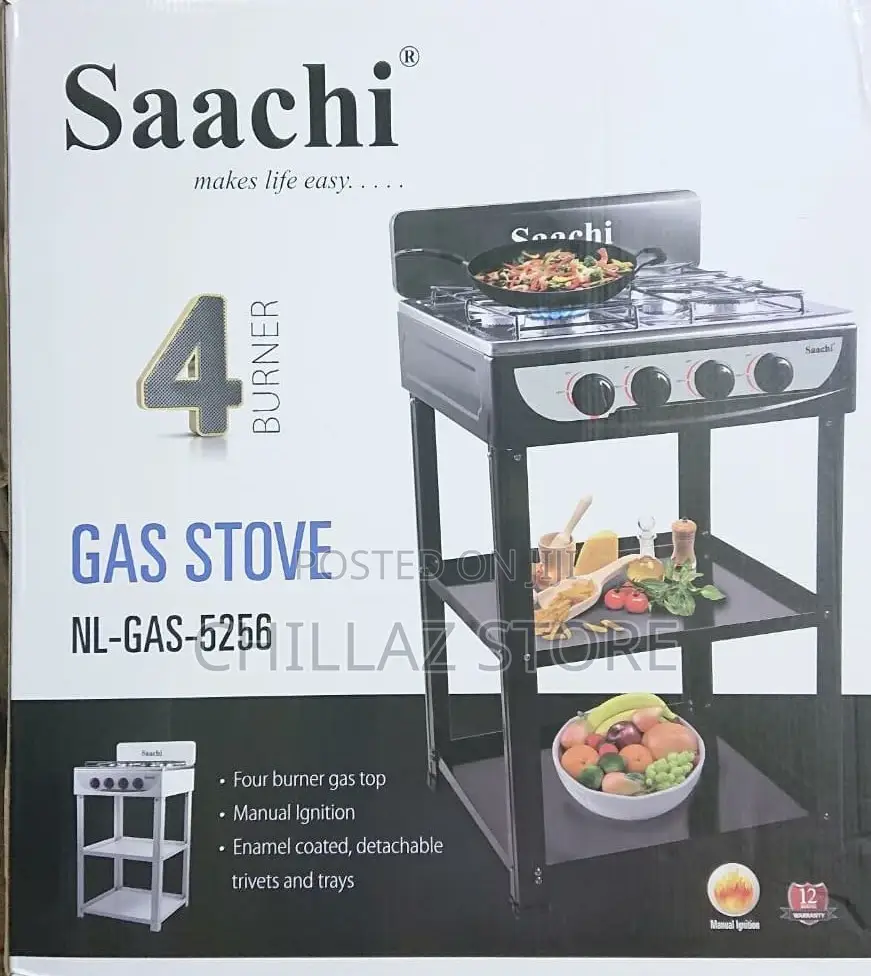 Saachi 4 Burner Gas Stove.