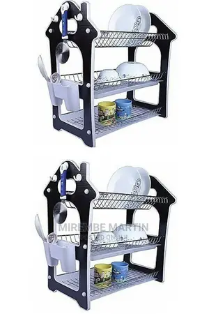 3 Layer Wooden Dish Rack